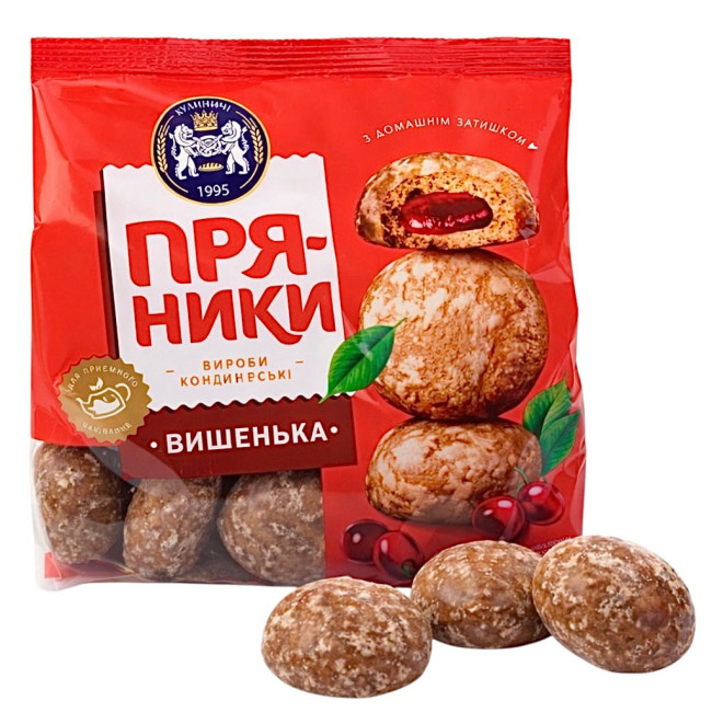 деталь Пряники «Вишня» 300 г Кулиничі