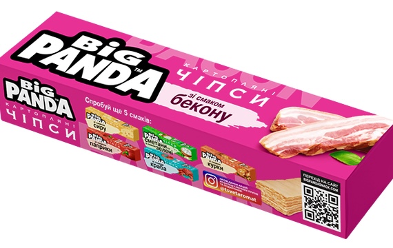 деталь Чипсы с вкусом бекона 50 г Big Panda