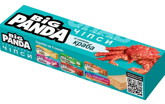 деталь Čipsy s príchuťou kraba 50g Big Panda