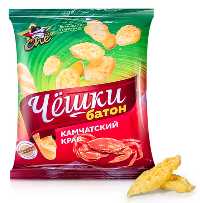деталь Сухарики со вкусом камчатского краба 60г Chё