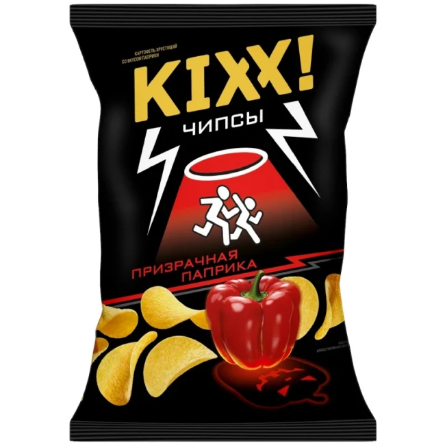 деталь Чипсы со вкусом паприки  50g Kixx