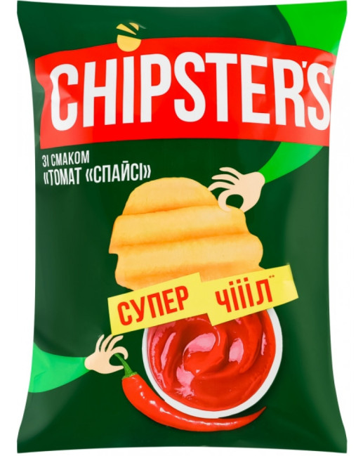 деталь Чипсы со вкусом томат-спайси 110г CHIPSTERS