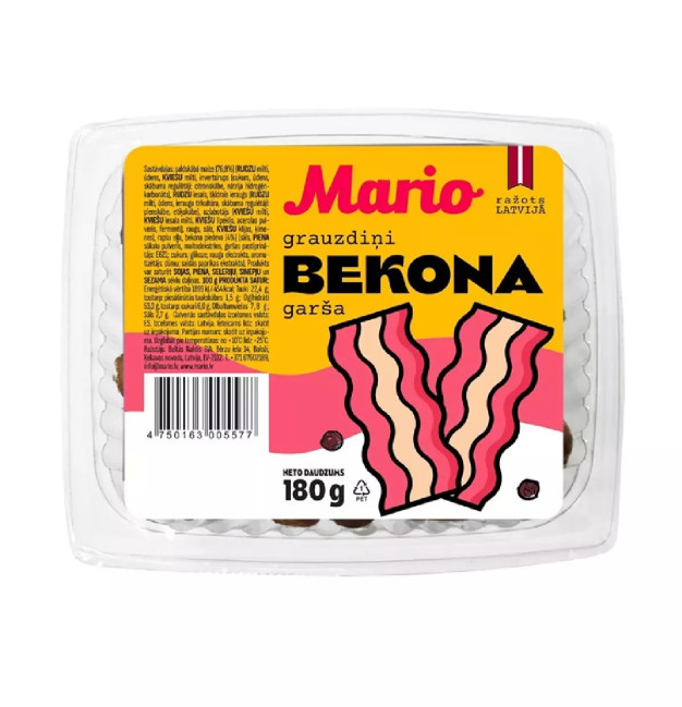 деталь Гренки со вкусом бекона 180г Mario