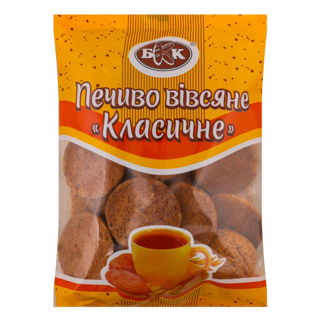 деталь Печенье овсяное Классическое 300г БКК 