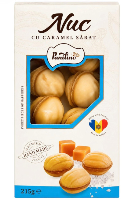 деталь Печенье с соленой карамелью 215г Panilino