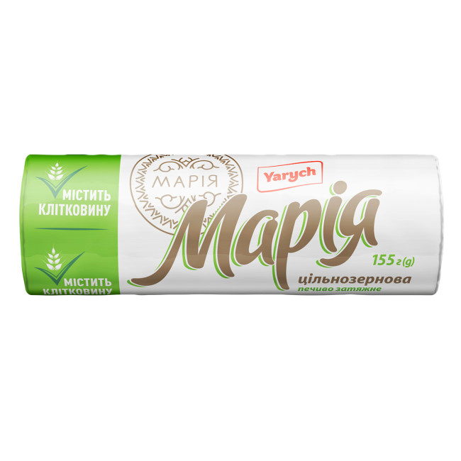 деталь Печенье Мария с цельнозерновой мукой 155г Yarych