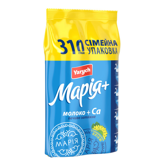 деталь Печенье Мария молоко + Са 310г Yarych