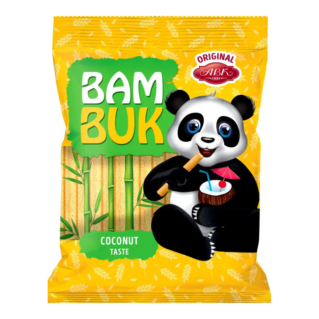деталь Трубочки со вкусом кокоса Бам-Бук 200г АВК