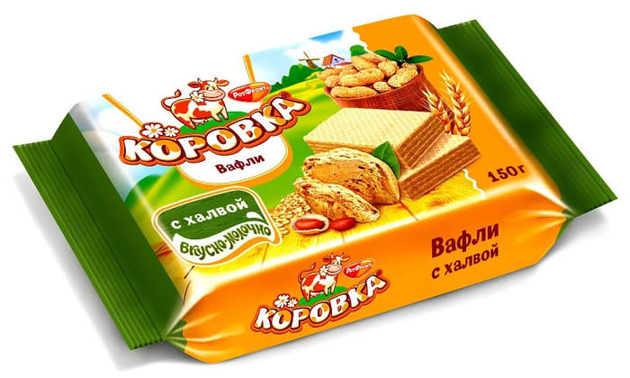 деталь Вафли с халвой 150г РотФронт