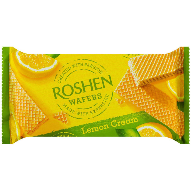 деталь Oplatky s citronovým krémem Roshen 216g