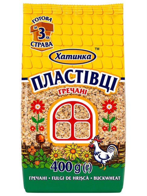 деталь Гречневые хлопья 400г Хатинка