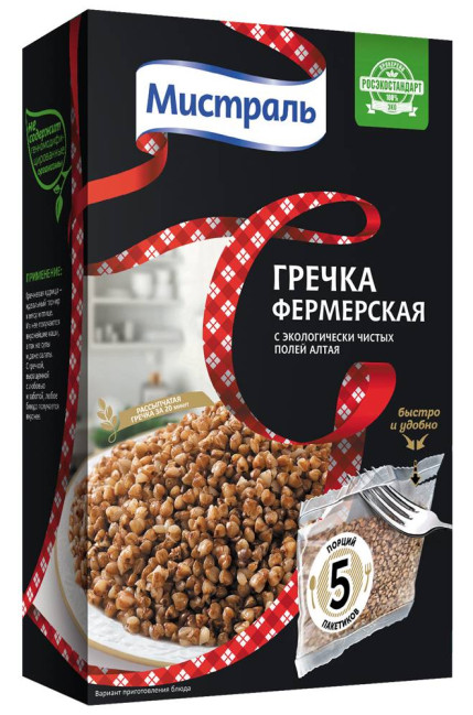 деталь Гречка Фермерская 5*80г Мистраль
