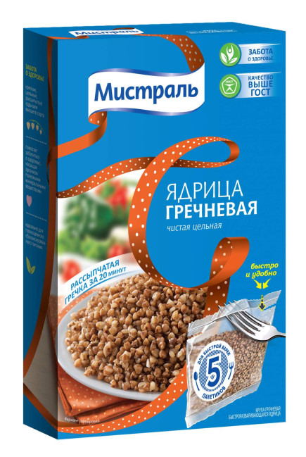 деталь Крупа гречневая 5*80г Мистраль