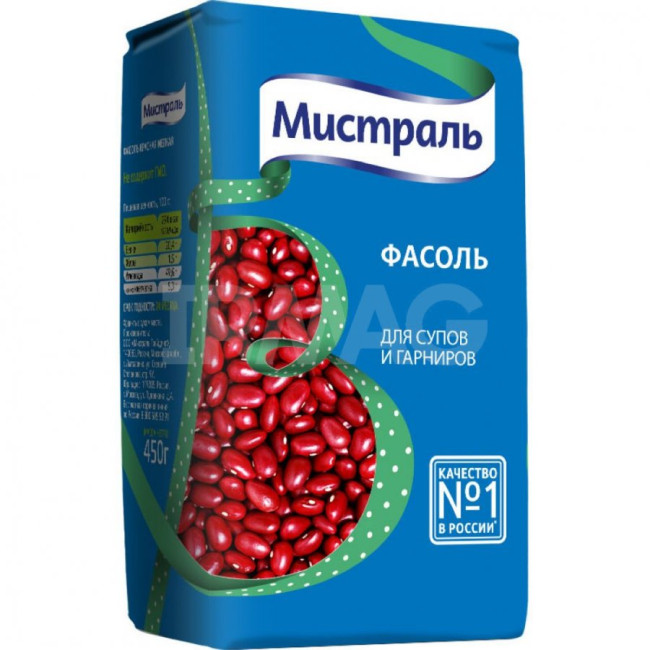 деталь Красная фасоль 450г Мистраль