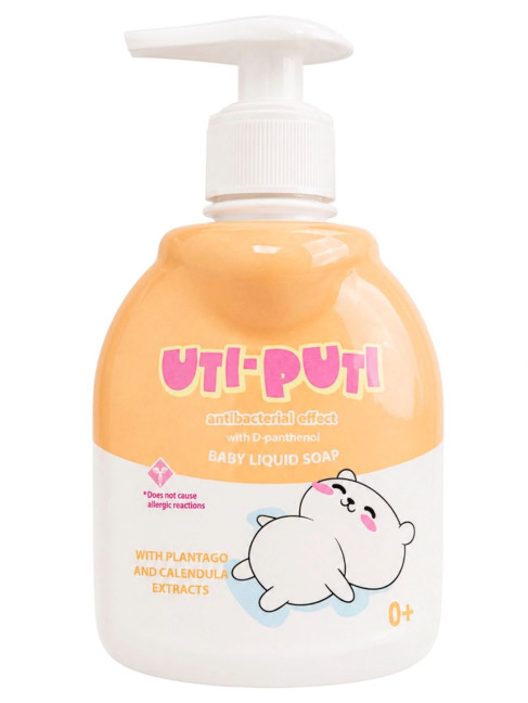 деталь Жидкое детское мыло с подорожником и календулой 300г Uti-Puti
