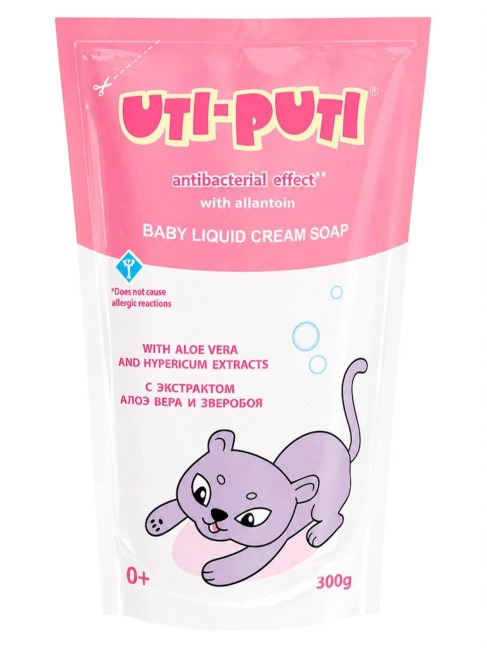 деталь Жидкое детское мыло с экстрактом алоэ вера и зверобоя 300г Uti-Puti