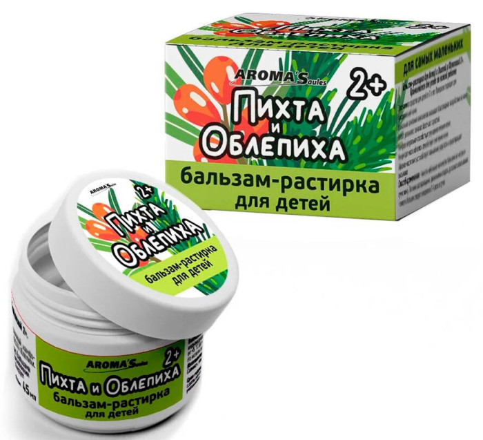 деталь Детский бальзам с пихтой и облепихой 2+ 45мл