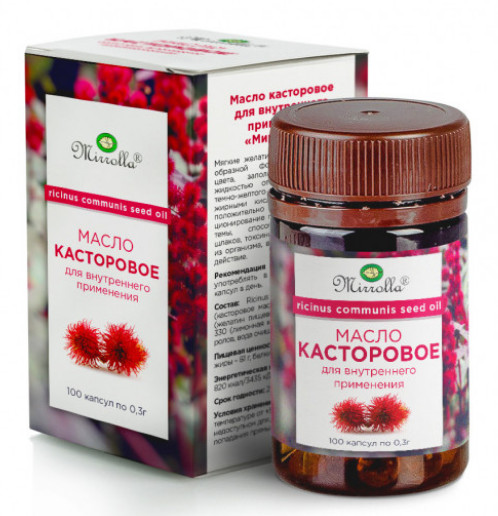 деталь Касторовое масло в капсулах 30г Mirrolla