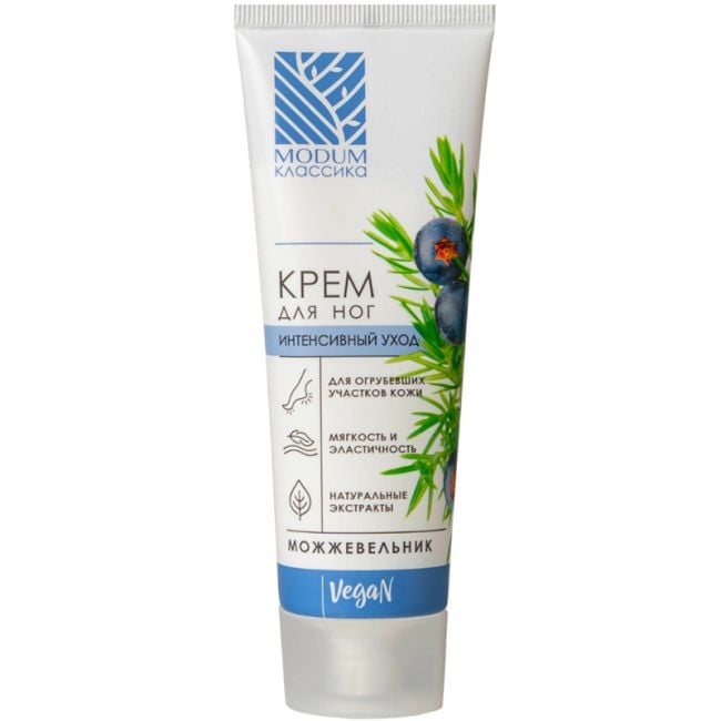 деталь Крем для ног интенсивный уход Можжевельник 75г Modum