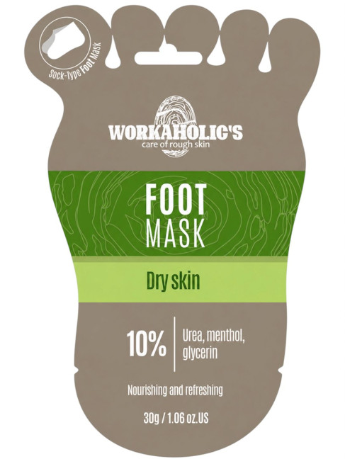 деталь Maska-ponožka na nohy s 10% urea 30g Workaholics