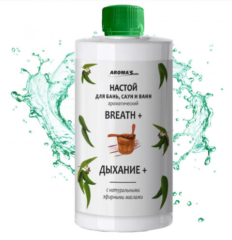 деталь Настой для сауны Дыхание+ 400 мл Aromasaules