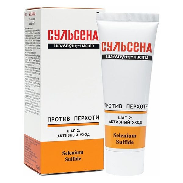 деталь Шампунь-паста СУЛСЕНА против перхоти 75мл