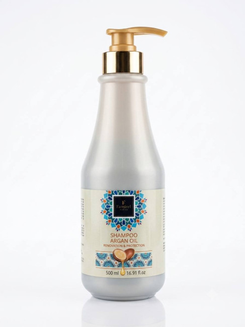 деталь Шампунь Argan Oil, Восстановление и защита 500 мл Famirel