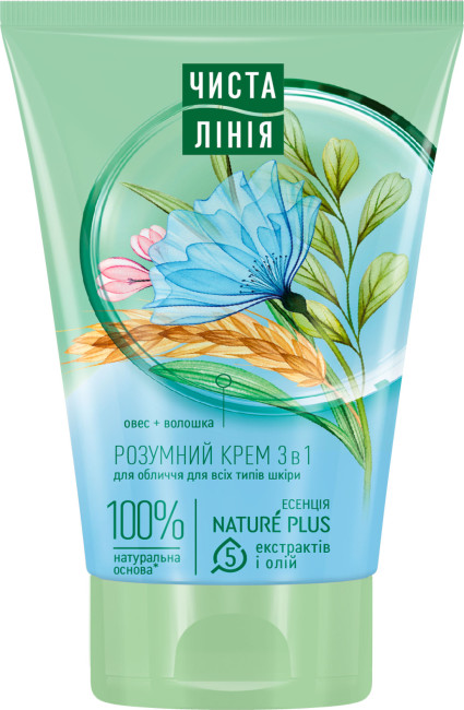 деталь Крем для лица 3 в 1 Smart 120мл Чистая линия 