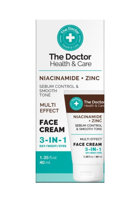 деталь Крем для лица 3 в 1 NIACINAMIDE + ZINC 40мл The Doctor
