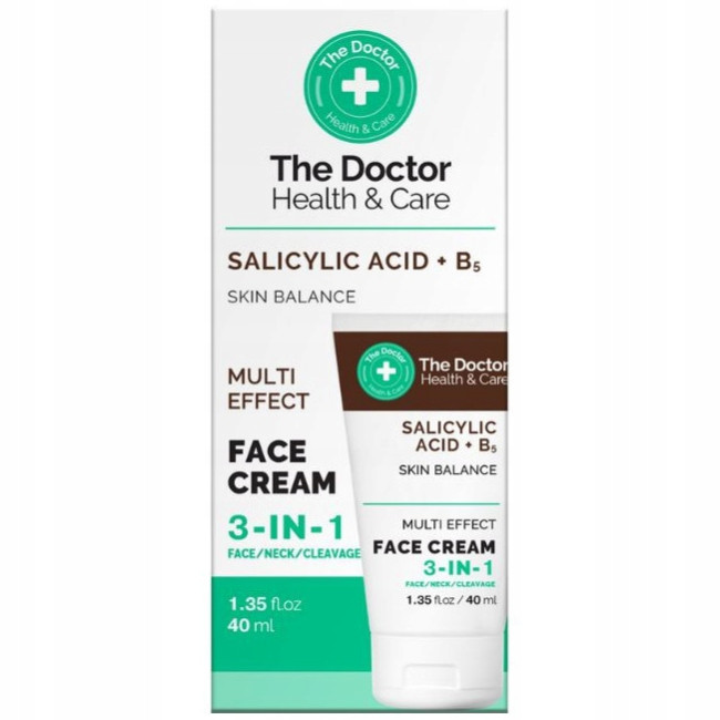 деталь Крем для лица 3 в 1 SALICYLIC ACID + B5 40мл The Doctor