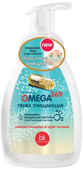 деталь Пенка очищающая для лица 260мл OMEGA 369