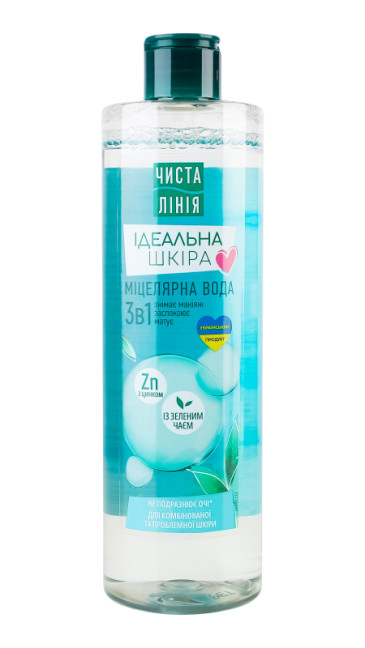 деталь Мицелярная вода 3в1 390 мл Чиста Лінія