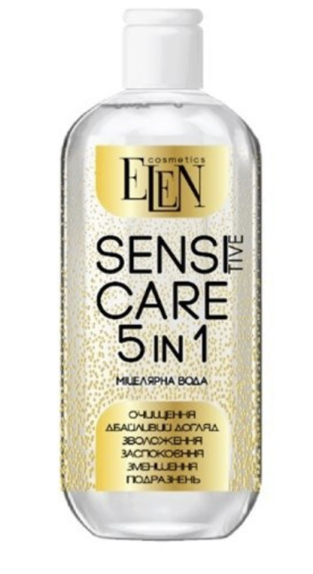 деталь Мицеллярная вода Elen Cosmetics Total Care 5 в 1, 500 мл