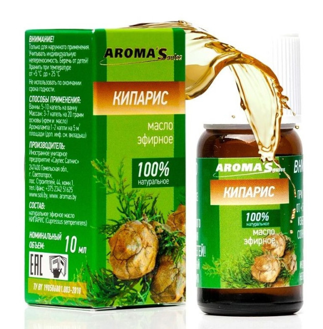 деталь Эфирное масло Кипариса 10мл AromaSaules