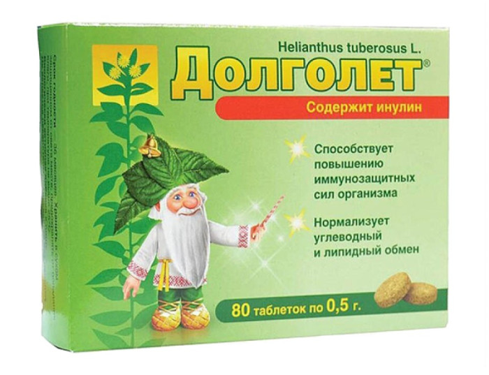 деталь Долголет 80 таблеток 40г