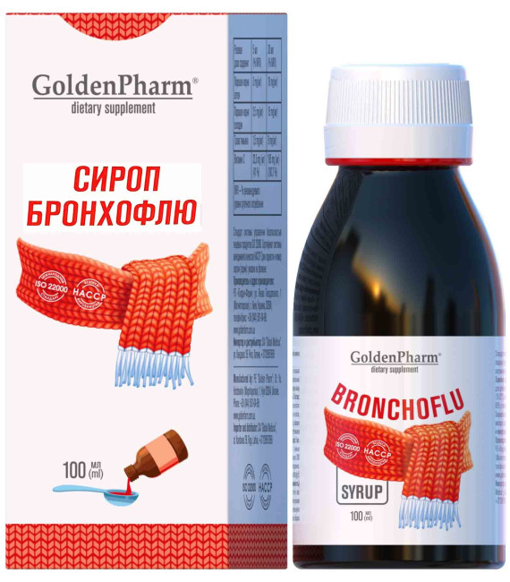 деталь Бронхофлю сироп 100мл GoldenPharm