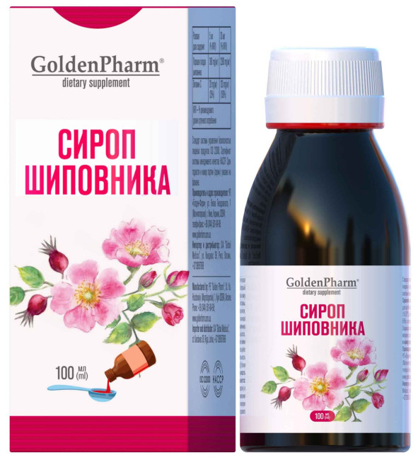 деталь Сироп шиповника 100мл GoldenPharm
