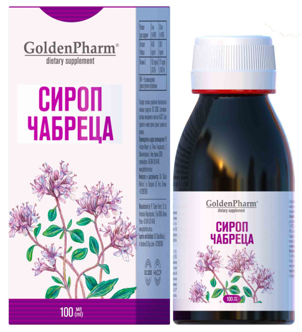 деталь Сироп Чабреца 100мл GoldenPharm
