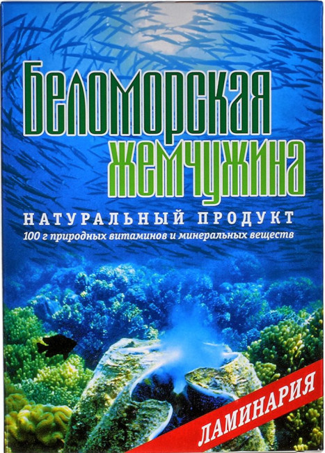 деталь Сушеные водоросли ламинария 100г