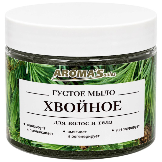 деталь Густое мыло для волос и тела Хвойное 250мл AromaSaules
