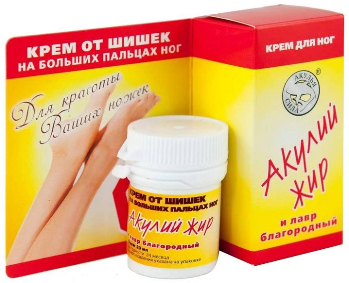 деталь Крем акулий жир и лавр благородный  20мл