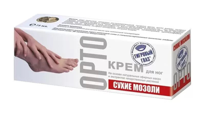 деталь Крем для ног Орто против сухих мозолей 75 мл Медикомед