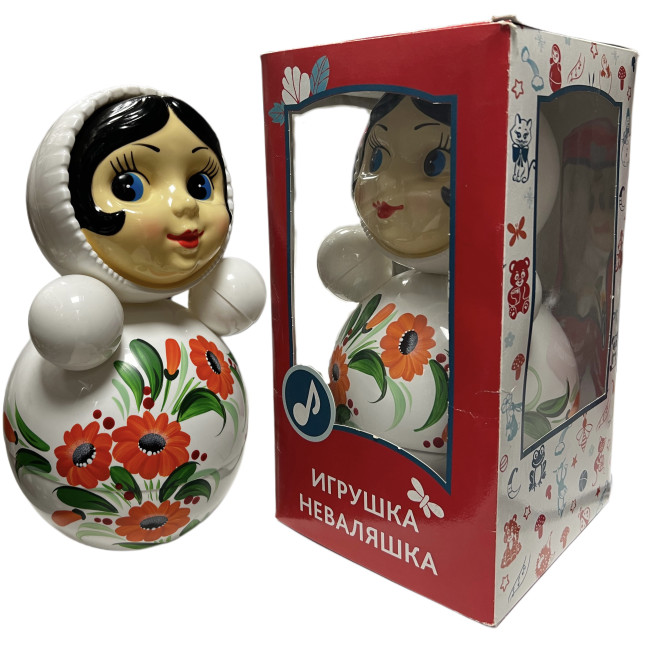 деталь Nevaljaška s kytkami bílá 27cm