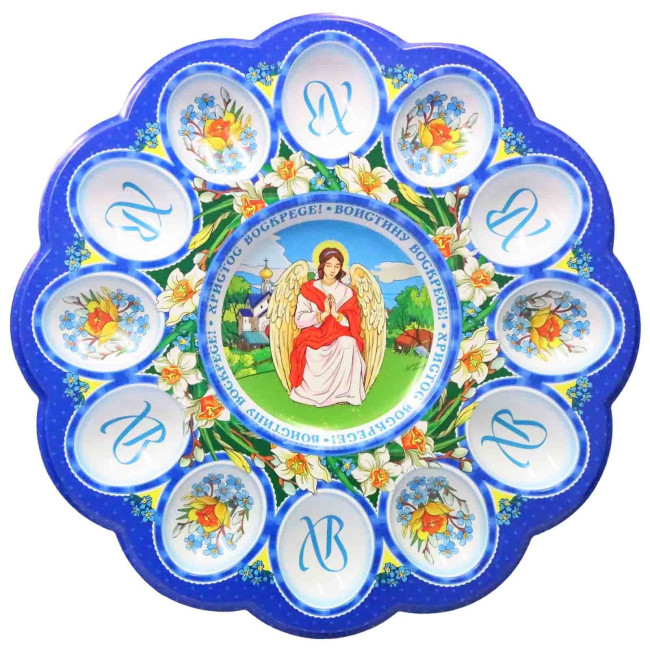 деталь Подставка для пасхальных яиц 30см 12шт