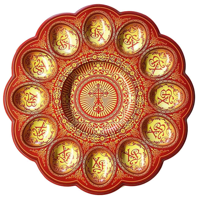 деталь Подставка для пасхальных яиц 30см 12шт