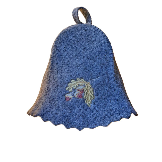 деталь Шапка для бани (сауны) Дубок серая