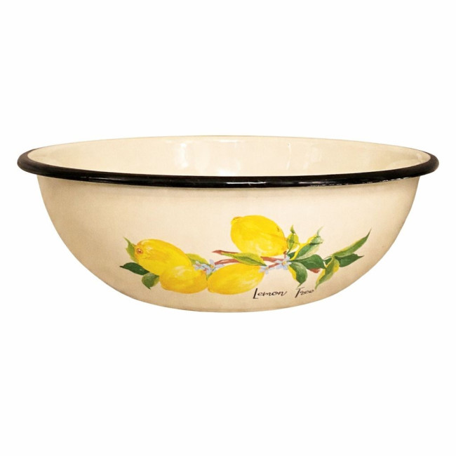 деталь Миска эмалированная бежевая Lemon Tree 4 л
