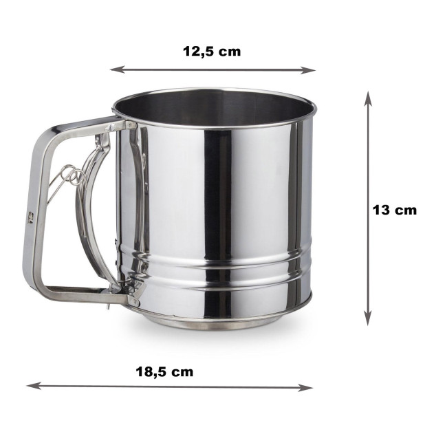 деталь Кружка-сито для муки с двойным дном Ø 12,5х13cm