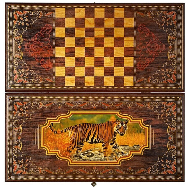 деталь Настольная игра Нарды Тигр 400х200мм