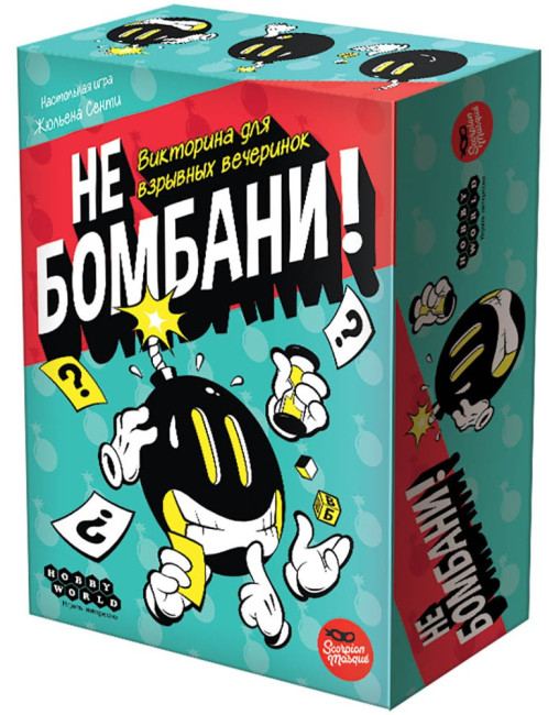 деталь Настольная игра «Не бомбани!» (от 12 лет)